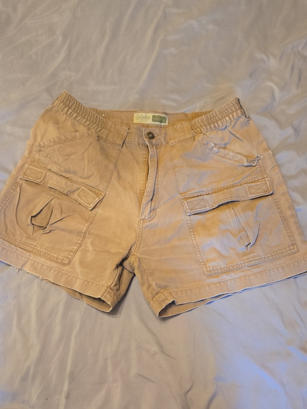 Cabela's Tan Men's Cargo Shorts with Utility Pockets